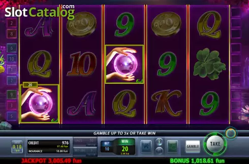 Οθόνη4. Lady Luck Charm of Fortune Κουλοχέρης 