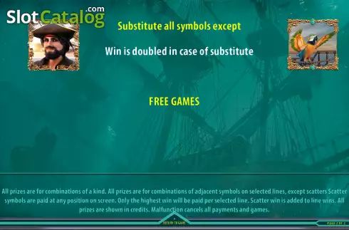 Οθόνη7. Pirates Fortune (Champion Studio) Κουλοχέρης 