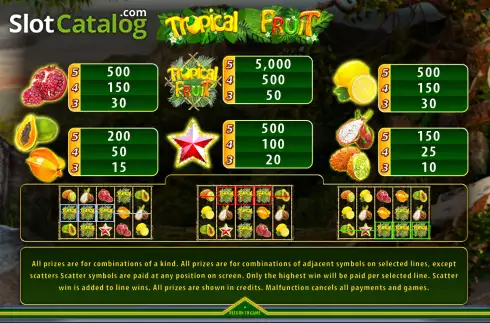 Οθόνη6. Tropical Fruit (Champion Studio) Κουλοχέρης