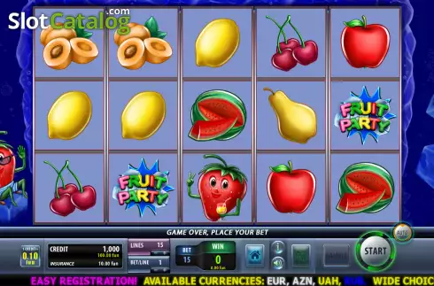 Οθόνη2. Fruit Party Deluxe Κουλοχέρης
