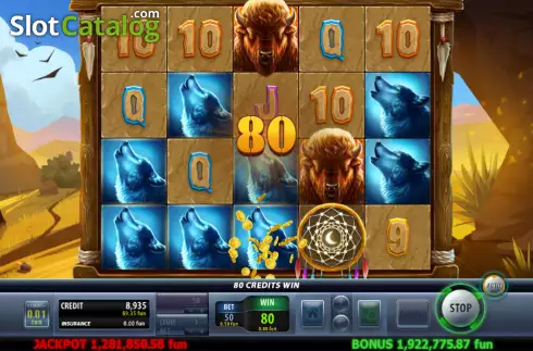 Οθόνη4. Buffalo Wheel Κουλοχέρης