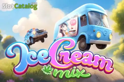 Ice Cream Mix Λογότυπο Ice Cream Mix Λογότυπο