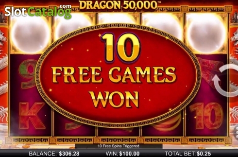 Οθόνη3. Dragon 50000 Κουλοχέρης