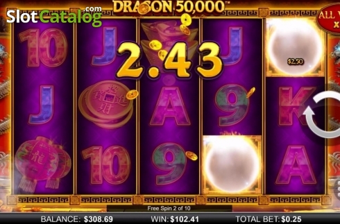 Οθόνη5. Dragon 50000 Κουλοχέρης