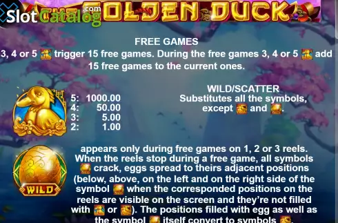 Οθόνη6. The Golden Duck Κουλοχέρης