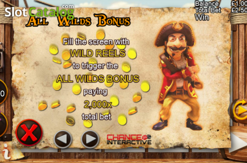 Οθόνη3. Captain Black Bart's Treasure Κουλοχέρης