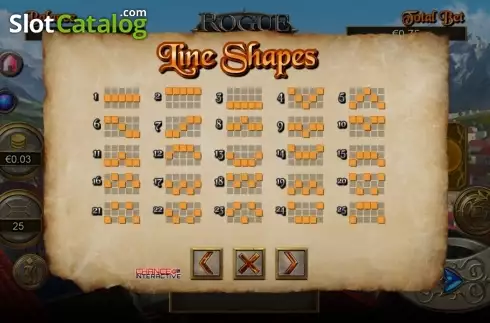 Οθόνη6. Rogue Treasure Κουλοχέρης