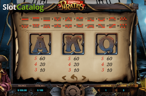 Οθόνη6. Captain of Pirates Κουλοχέρης 