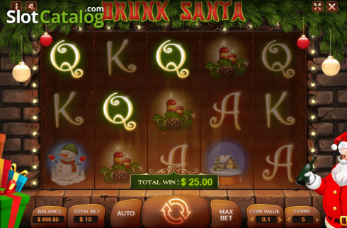 Οθόνη4. Drunk Santa Κουλοχέρης