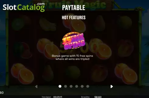 Οθόνη5. Fruit Magic (Chilli Games) Κουλοχέρης 
