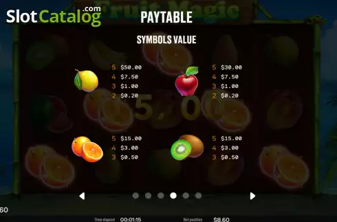 Οθόνη8. Fruit Magic (Chilli Games) Κουλοχέρης 