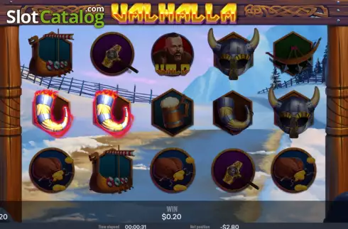Οθόνη3. Valhalla (Chilli Games) Κουλοχέρης