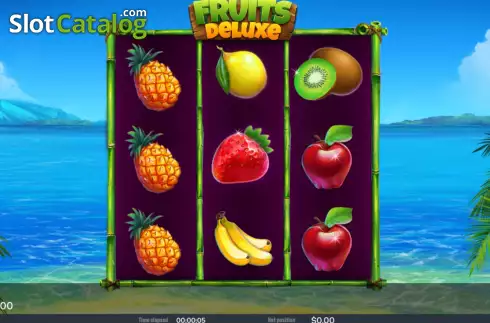 Οθόνη2. Fruits deluxe (Chilli Games) Κουλοχέρης