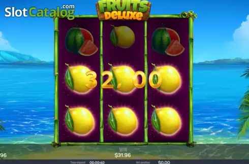 Οθόνη4. Fruits deluxe (Chilli Games) Κουλοχέρης