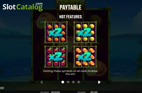 Οθόνη6. Fruits deluxe (Chilli Games) Κουλοχέρης