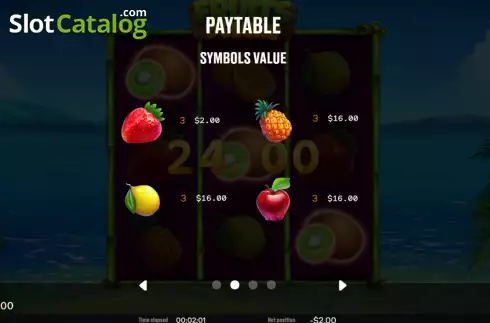 Οθόνη7. Fruits deluxe (Chilli Games) Κουλοχέρης