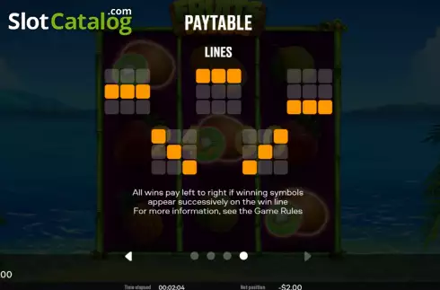 Οθόνη9. Fruits deluxe (Chilli Games) Κουλοχέρης
