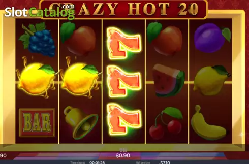 Οθόνη3. Crazy Hot 20 Κουλοχέρης