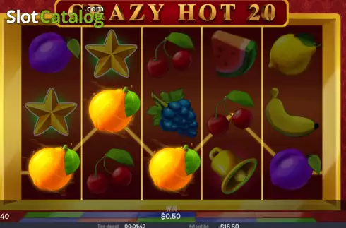 Οθόνη4. Crazy Hot 20 Κουλοχέρης
