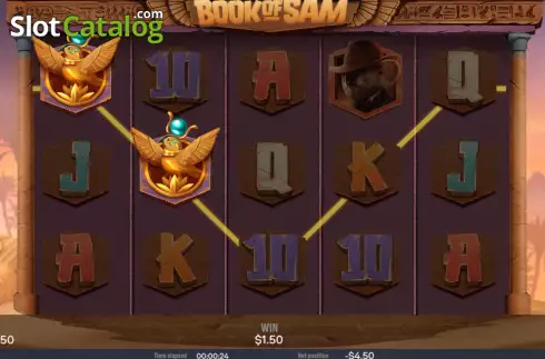 Οθόνη3. Book Of Sam (Chilli Games) Κουλοχέρης 