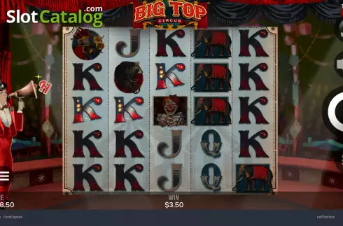 Οθόνη3. Big Top (Chilli Games) Κουλοχέρης