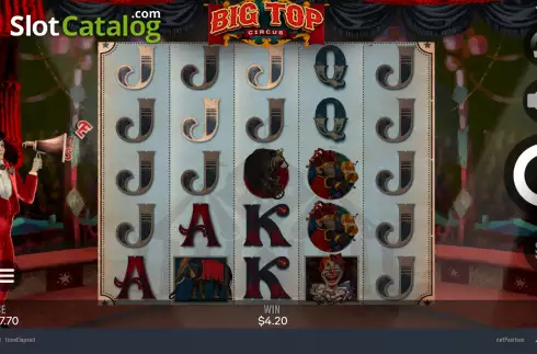 Οθόνη4. Big Top (Chilli Games) Κουλοχέρης