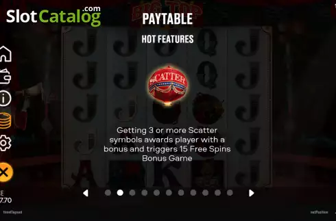 Οθόνη6. Big Top (Chilli Games) Κουλοχέρης