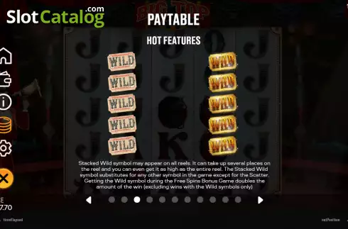 Οθόνη7. Big Top (Chilli Games) Κουλοχέρης