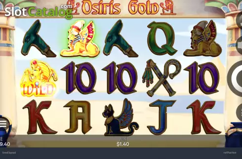 Οθόνη3. Osiris Gold (Chilli Games) Κουλοχέρης 
