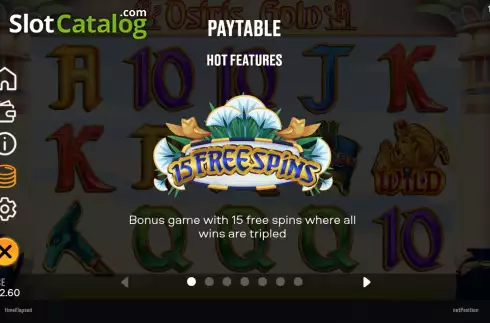 Οθόνη5. Osiris Gold (Chilli Games) Κουλοχέρης 