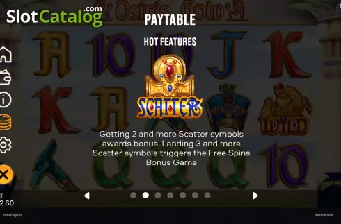 Οθόνη6. Osiris Gold (Chilli Games) Κουλοχέρης 