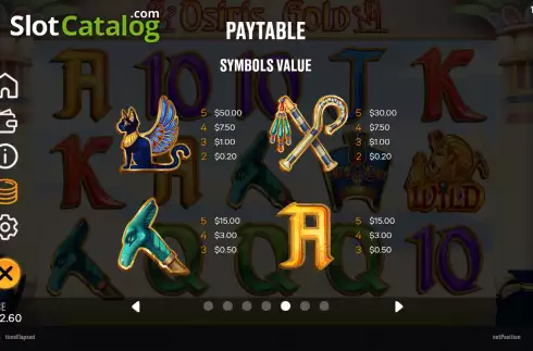 Οθόνη9. Osiris Gold (Chilli Games) Κουλοχέρης 