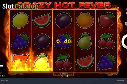 Οθόνη4. Crazy Hot Fever Κουλοχέρης