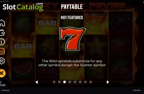 Οθόνη7. Crazy Fever: Burning Wins Κουλοχέρης 
