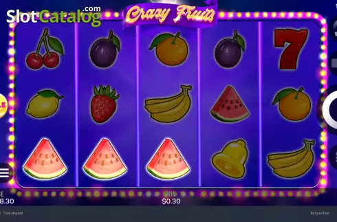 Οθόνη3. Crazy Fruits (Chilli Games) Κουλοχέρης 