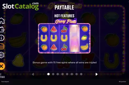 Οθόνη6. Crazy Fruits (Chilli Games) Κουλοχέρης 