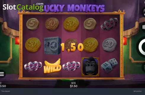 Οθόνη3. Lucky Monkeys Κουλοχέρης