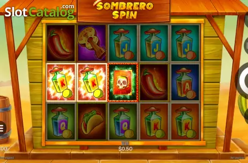Οθόνη3. Sombrero Spin Κουλοχέρης