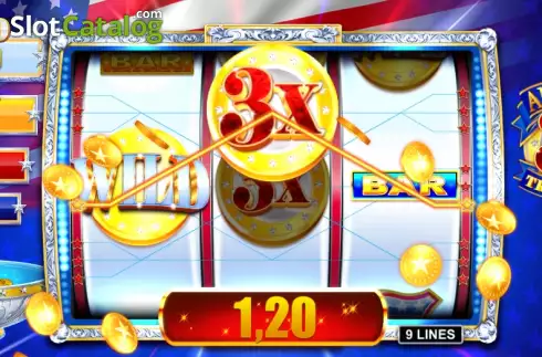 Οθόνη3. American Triple Gold Κουλοχέρης