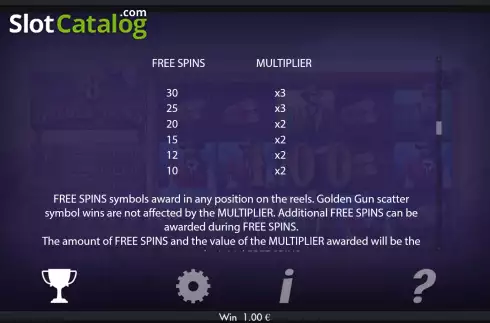 Οθόνη9. 8 Golden Guns Κουλοχέρης