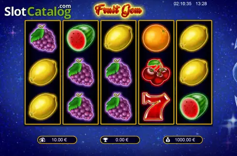 Οθόνη2. Fruit Gem Κουλοχέρης