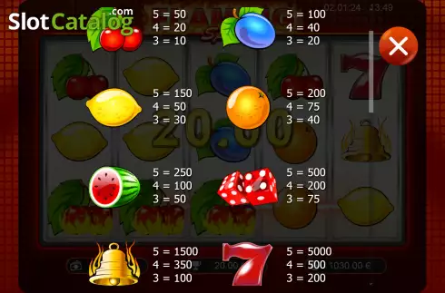 Οθόνη5. Flaming Spins (Cogg Studios) Κουλοχέρης