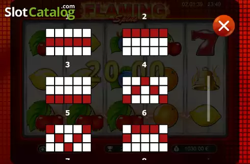 Οθόνη6. Flaming Spins (Cogg Studios) Κουλοχέρης