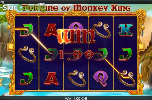 Οθόνη3. Fortune of Monkey King Κουλοχέρης