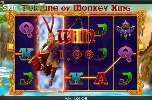 Οθόνη4. Fortune of Monkey King Κουλοχέρης