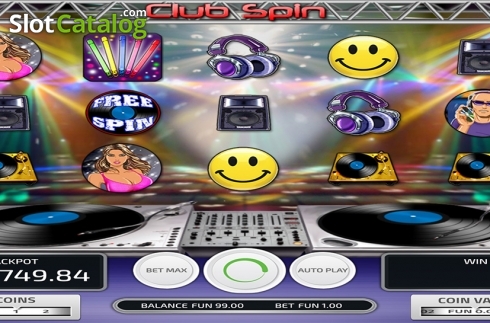 Οθόνη2. Club Spin (Concept Gaming) Κουλοχέρης
