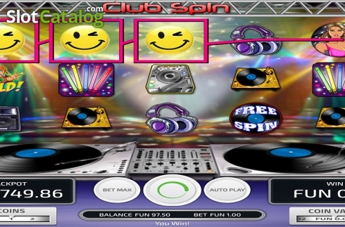 Οθόνη3. Club Spin (Concept Gaming) Κουλοχέρης