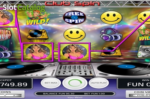 Οθόνη4. Club Spin (Concept Gaming) Κουλοχέρης