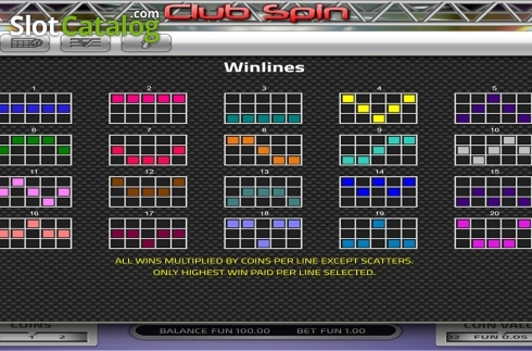 Οθόνη8. Club Spin (Concept Gaming) Κουλοχέρης