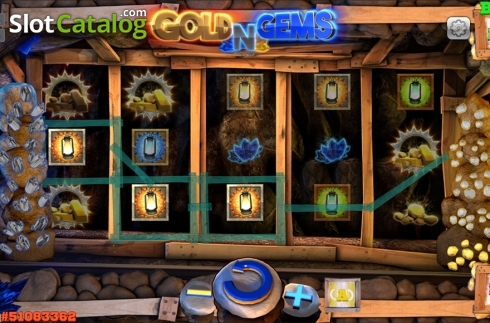 Οθόνη3. Gold and Gems Κουλοχέρης 